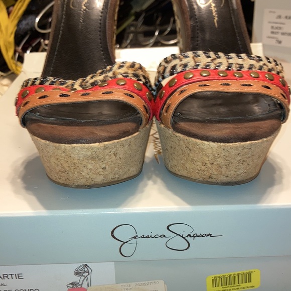 Multicolored Sandal Pumps - Picture 2 of 13